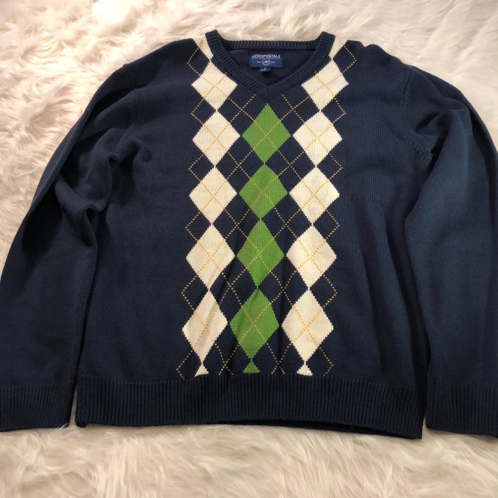 Aeropostale V-neck sweater size large - Picture 2 of 6